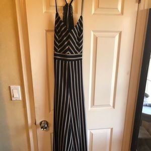 Striped jumpsuit